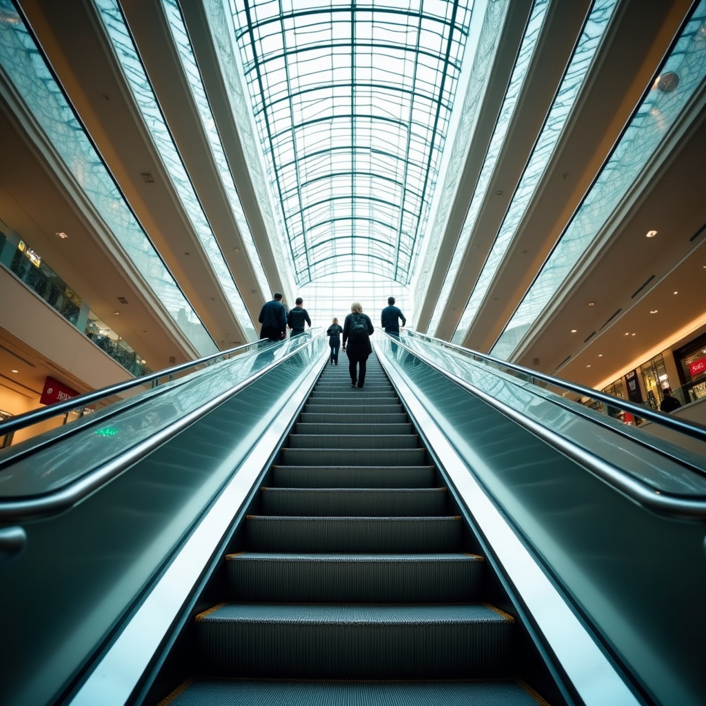 Эскалатор в торговом центре